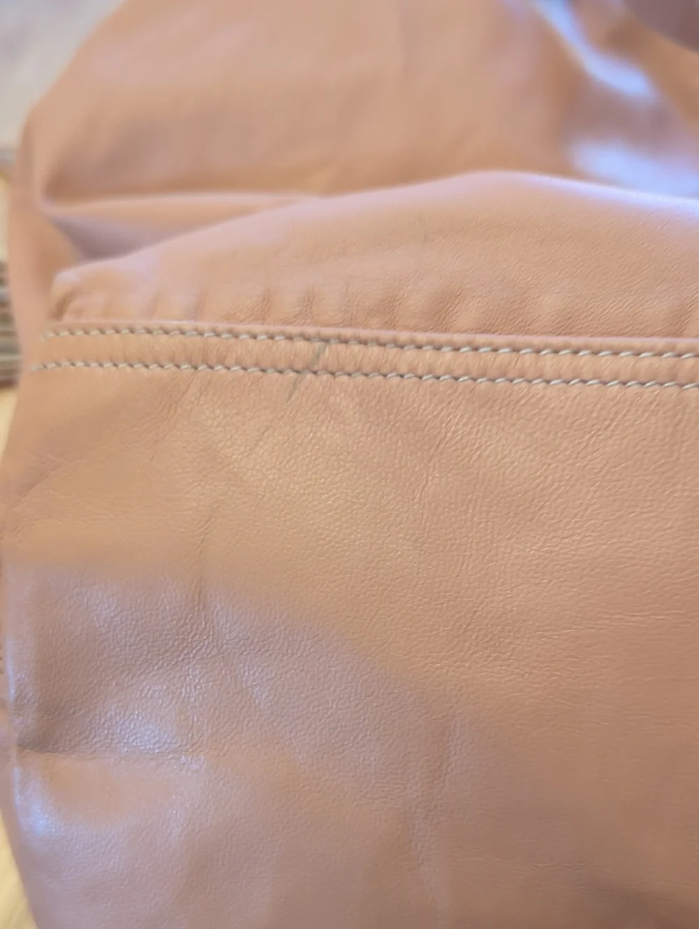 Mulberry | Rare 2010 Leah Slouch Hobo Bag Leather Apricot Rose Gold Hardware